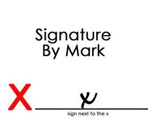sign by mark